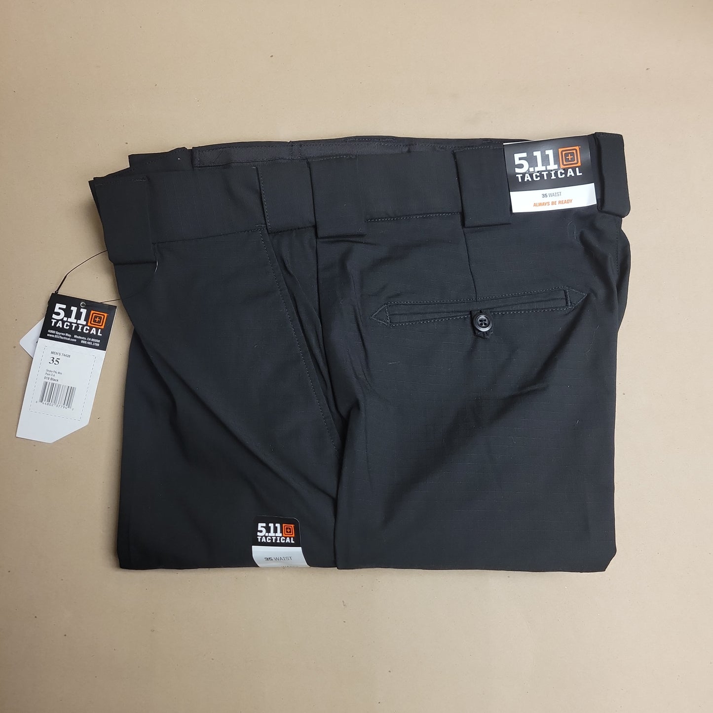 5.11 Stryke Uniform Pant PDU Mens, Class A, Black, 35 74426-019-35