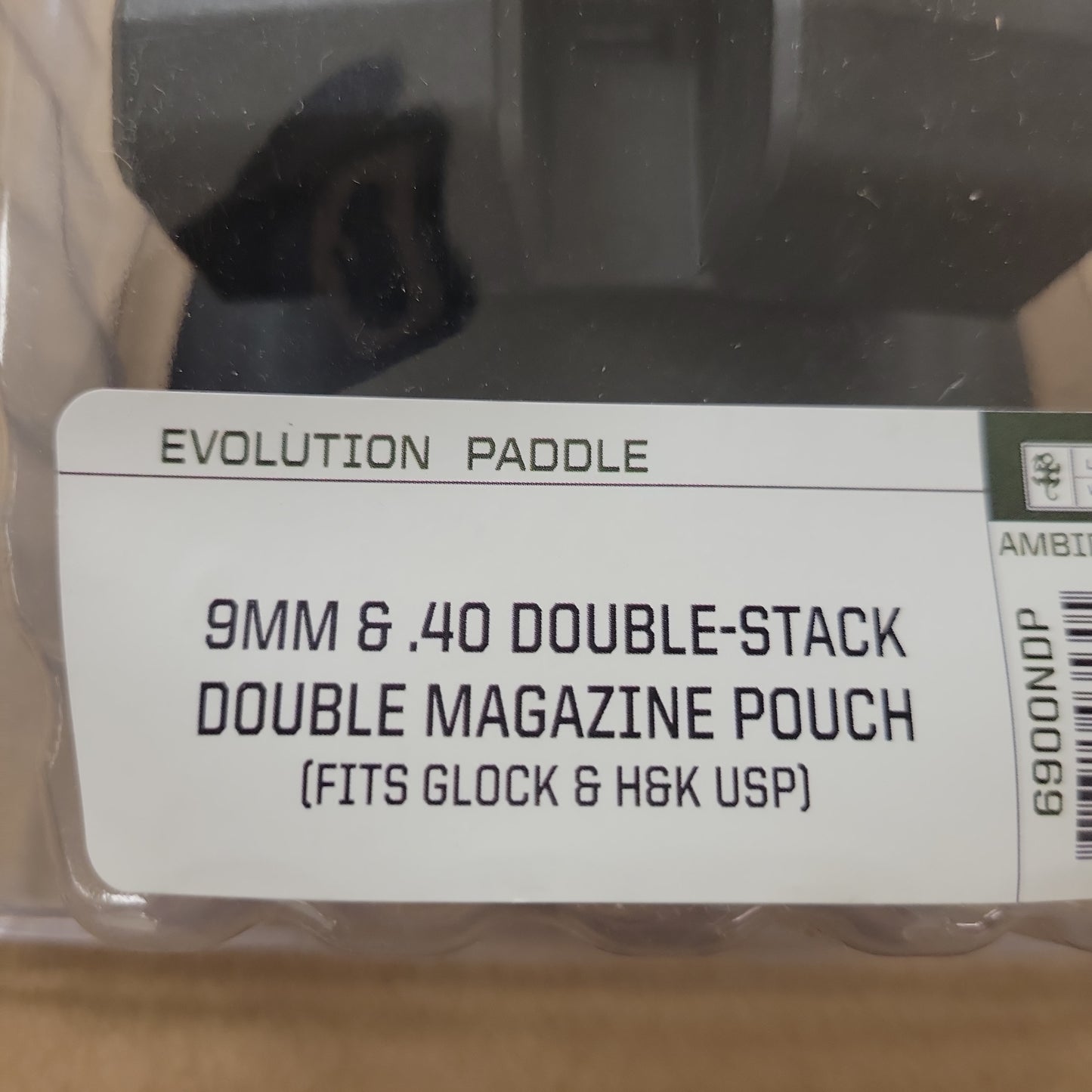 Fobus 6900NDP Double Mag Pouch with Paddle for Glock 9mm / 40 cal