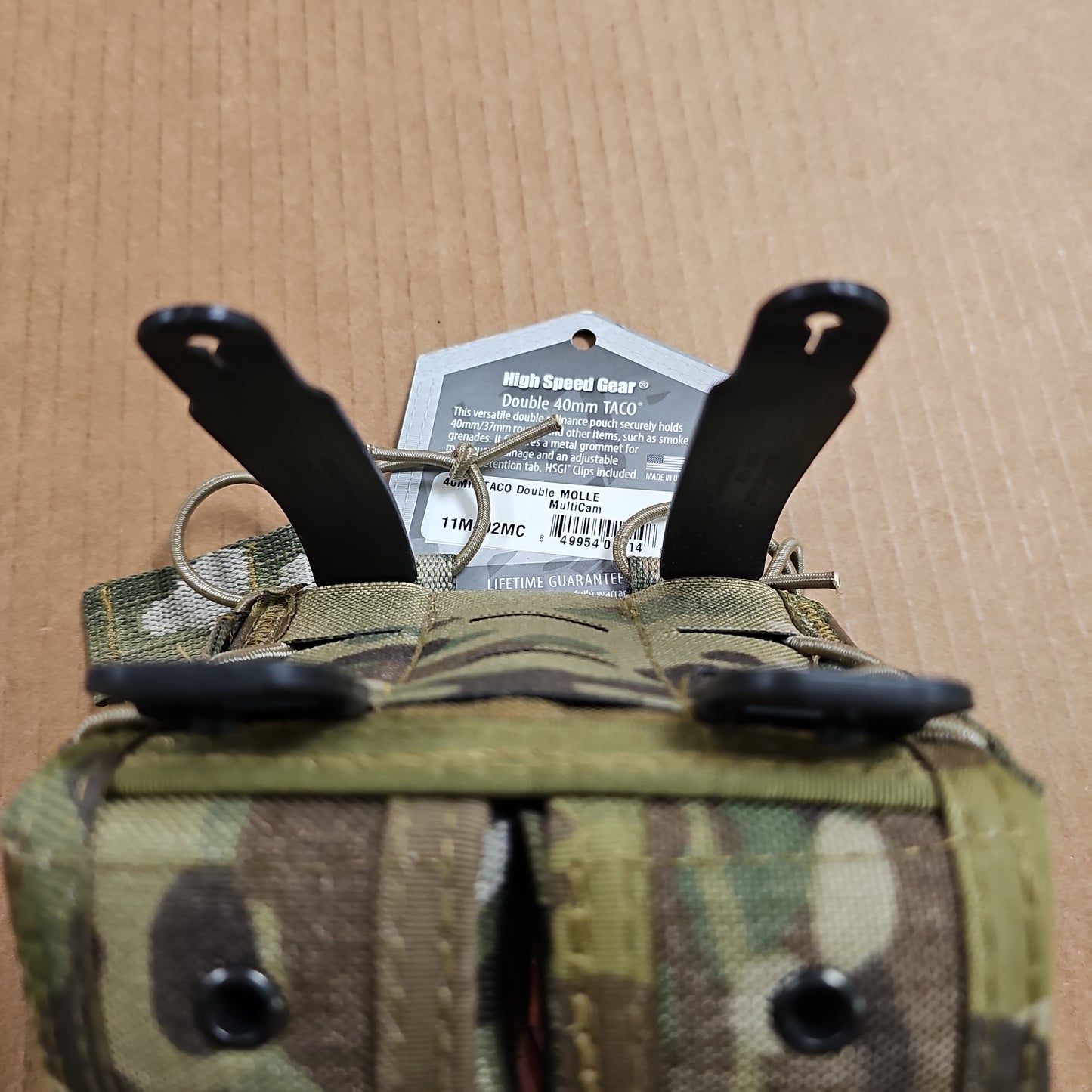 Pouch: 40MM Double Taco, Molle, Multicam 11M402MC