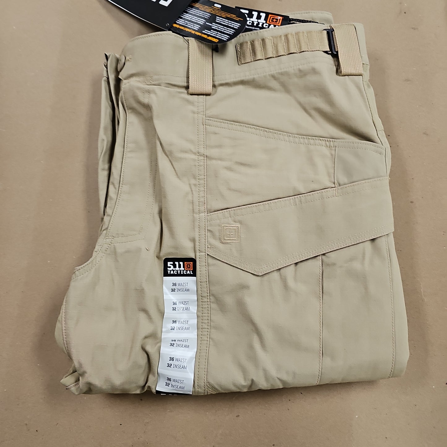 5.11 Tactical XPRT Tactical Pant TDU Khaki, 36/32 74068-162-36/32