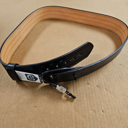 DUTY BELT: SAM BROWNE, BP,LINED,W/SILVER  SZ:44 B59-44FL4R