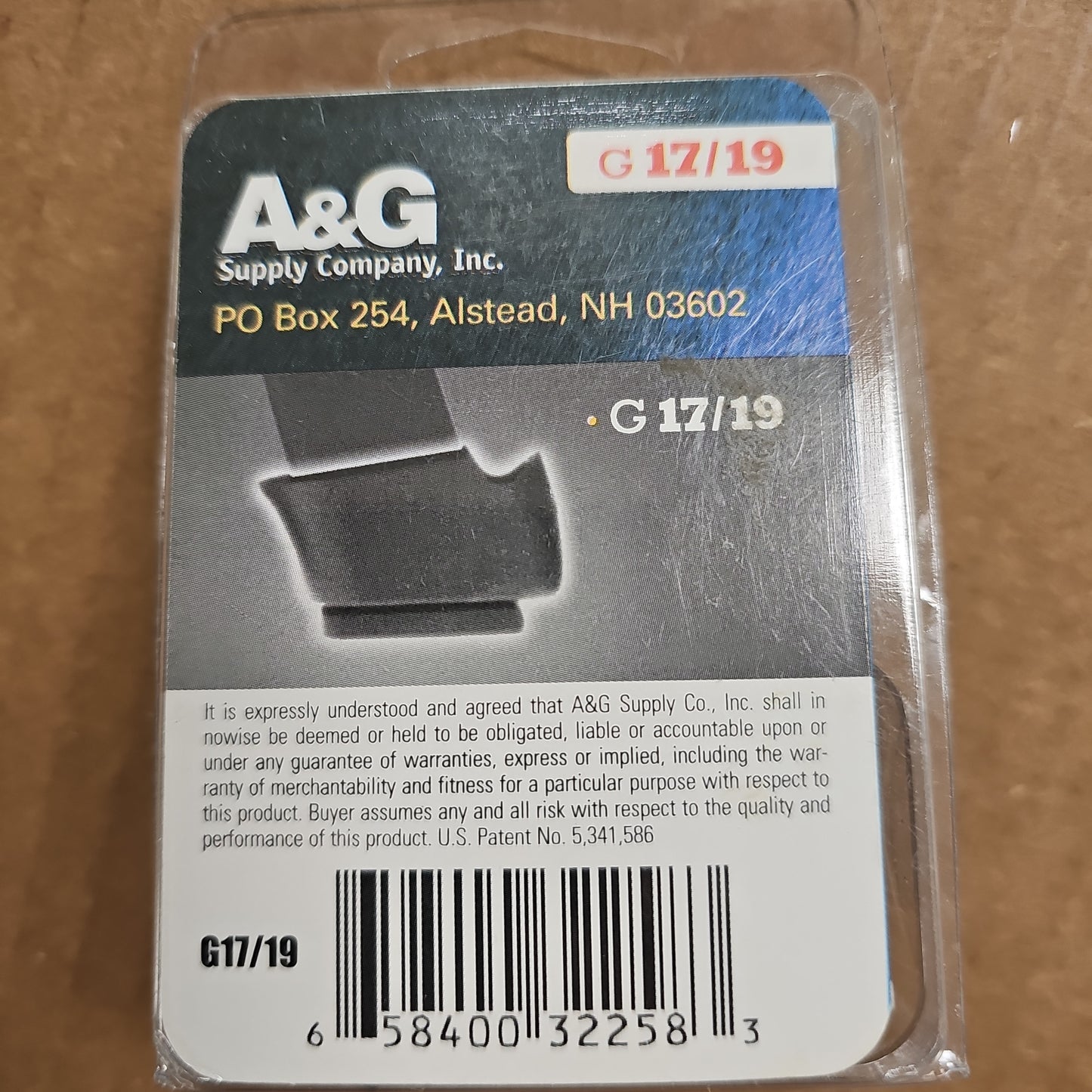 GRIP EXTENDER: FITS GLOCK 17/22 MAGS IN A 19/23/32 AGGL17-19