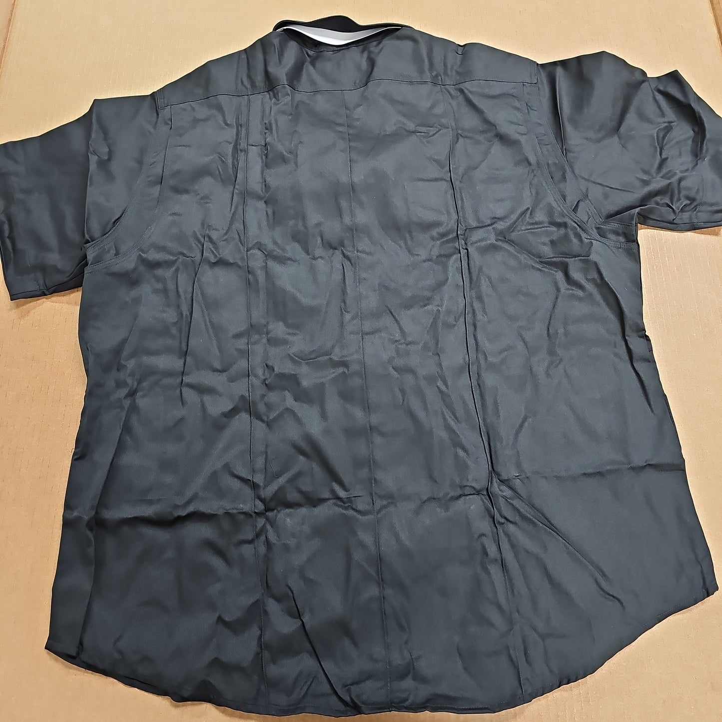 Shirt:Men's PDU Class A,Twill, S/S,Black, XX-Large/Reg 71183-019-2XL-R