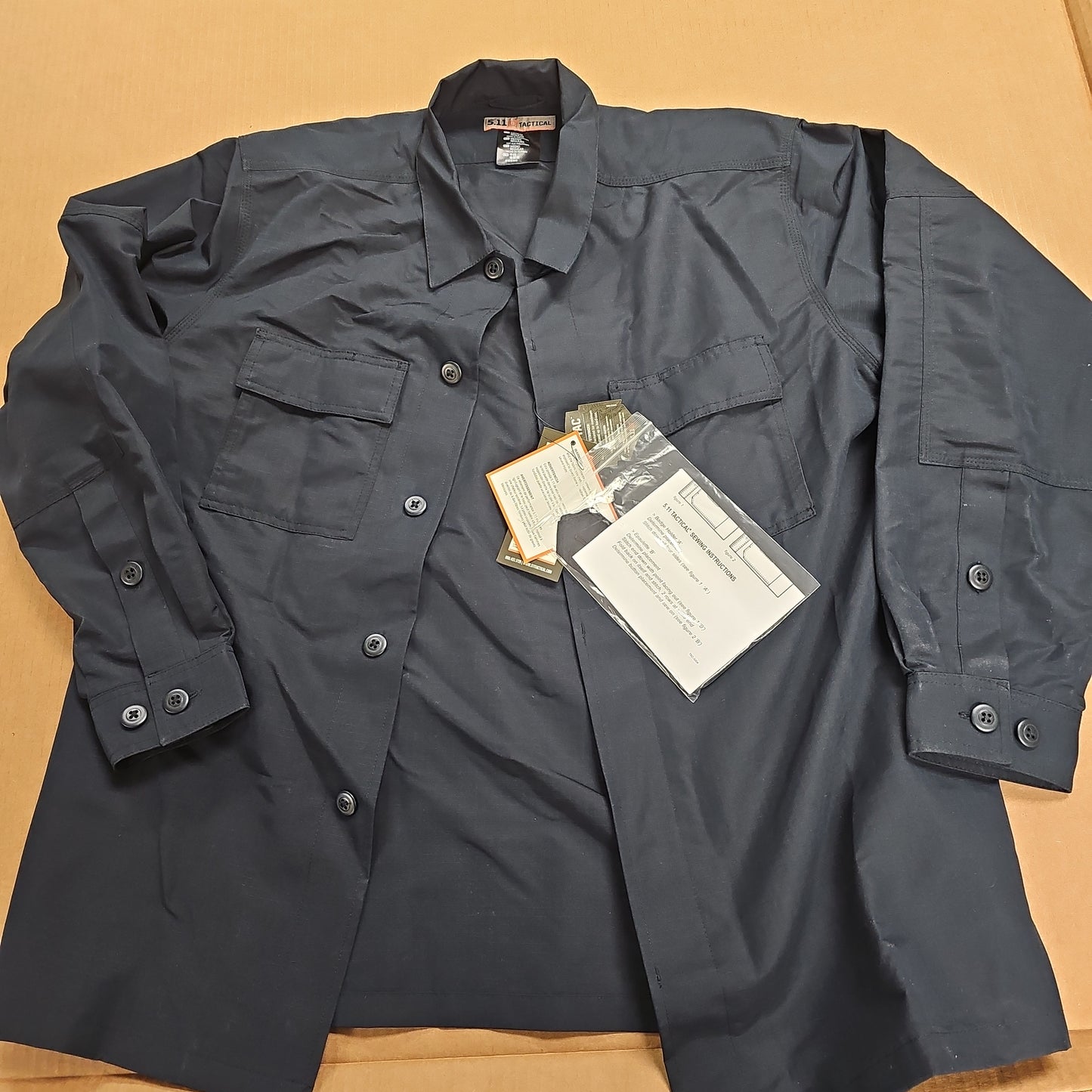Shirt: Fast-Tac TDU Dark Navy, X 72465-724-X