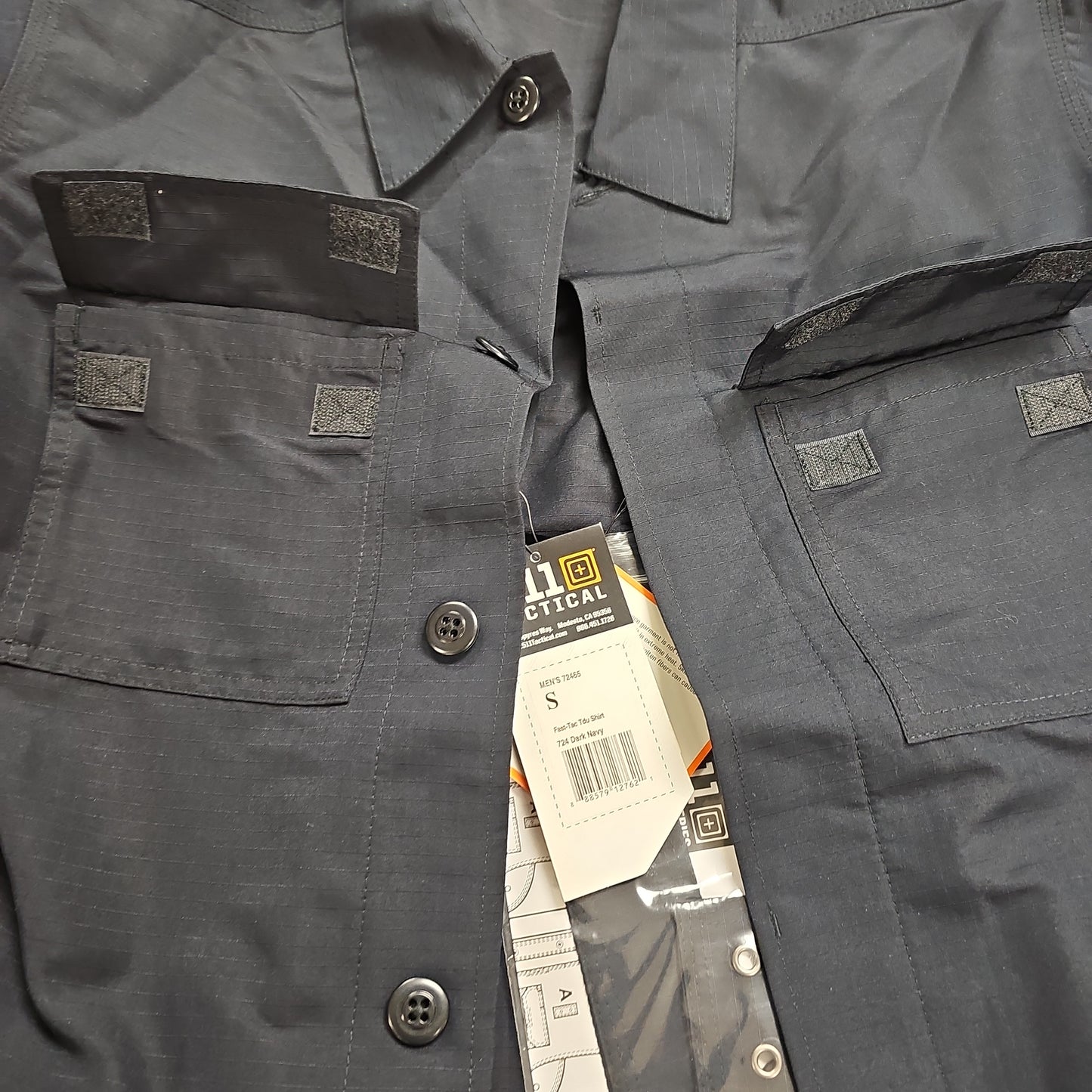 Shirt: Fast-Tac TDU Dark Navy, S 72465-724-S