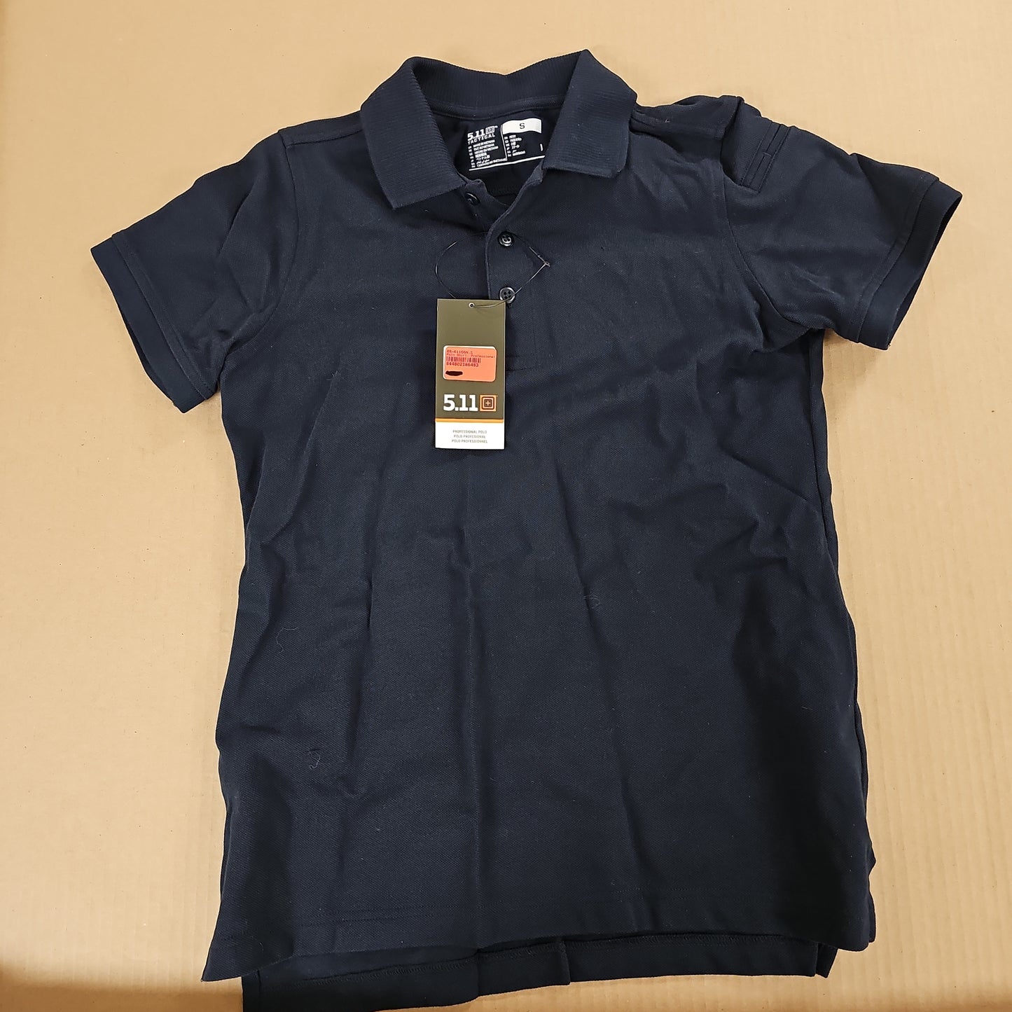 Polo Shirt: Professional, Women's, S/S,Dark Navy, Small 61166-724-S