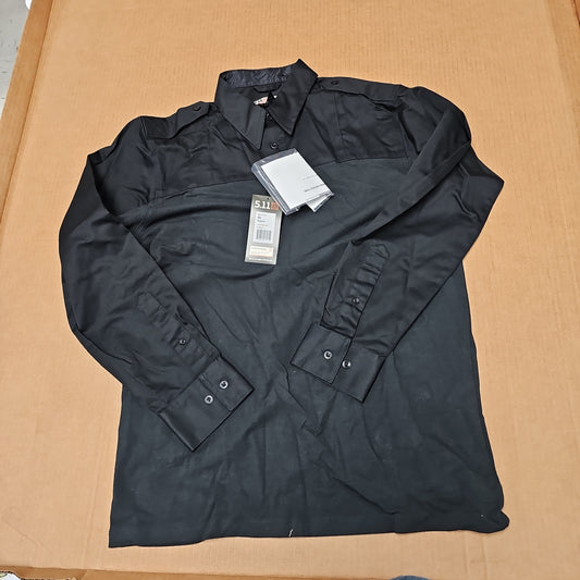 Shirt: PDU Rapid Shirt, L/S, Poly/Ctn, Black, XL/Reg 72197-019-XL-R