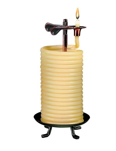 Coiled Beeswax Candle 27656