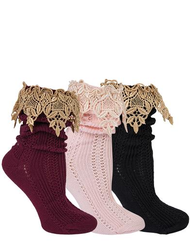 Lavish Lace Socks 27767 by Victorian Trading Co