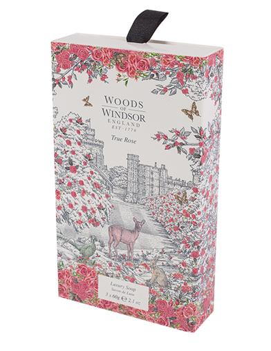 Woods Of Windsor True Rose Soap In A Box 30478 by Victorian Trading Co