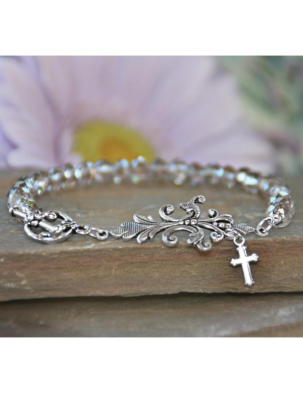 Prayer Changes Things Crystal Bracelet 31680