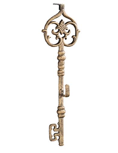 Aged Skeleton Key Wreath Hanger 31974 by Victorian Trading Co