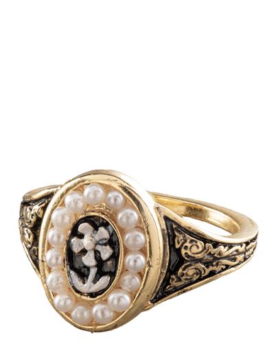 Forget-me-not Mourning Ring 32244