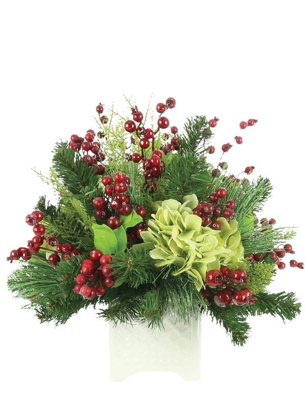Glad Tidings Evergreen Floral Arrangement 32998