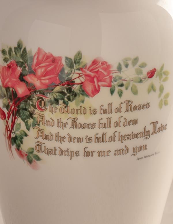 Roses' Dew Friendship Vase 33547 by Victorian Trading Co