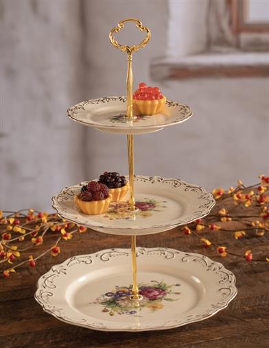 Royal Garden 3-tier Serving Tray 33620