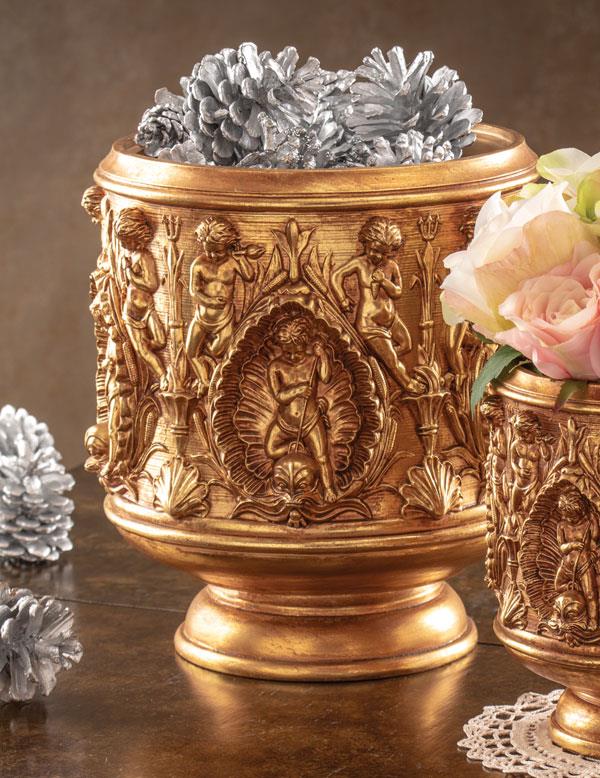 Gilded Angels Urn Large 33839 Victorian Trading Co