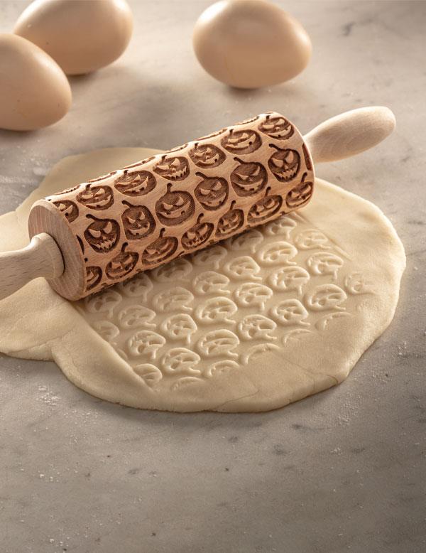 Jack-o'-lanterns Embossed Rolling Pin 34033