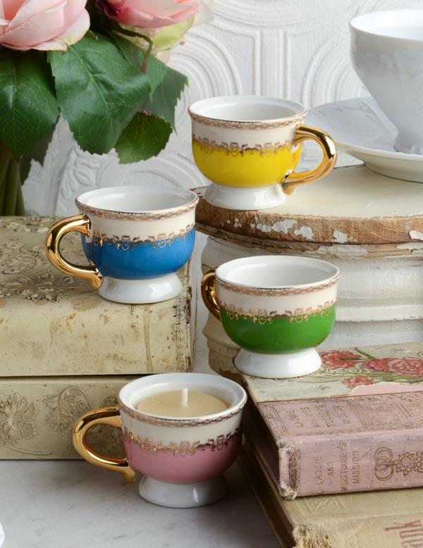 Tealight Teacups (set Of 4) 34345