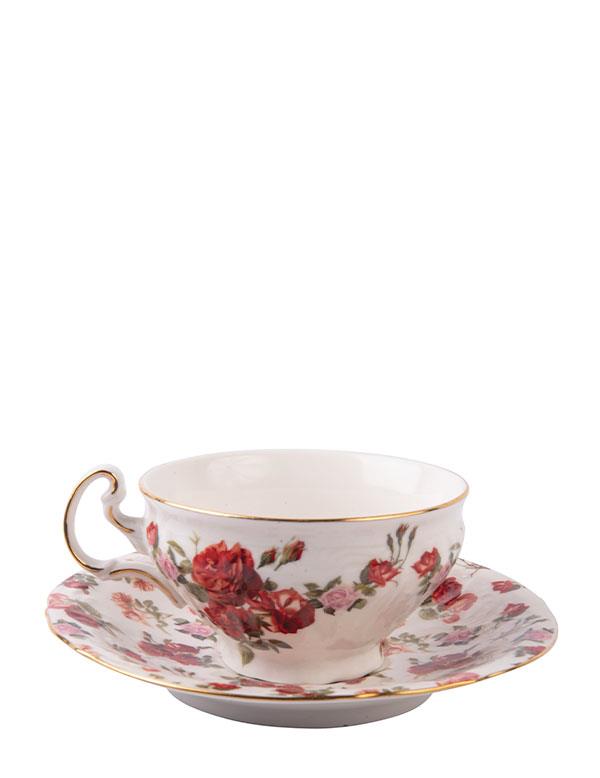 Rose Garden Teacup And Saucer 34359