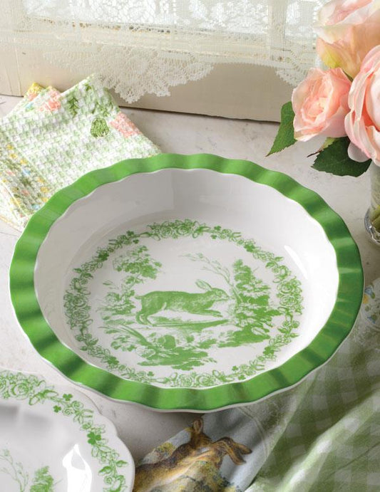 Lucky Rabbit Pie Plate 34419