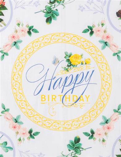 Happy Birthday Tablecloth 34574 Victorian Trading Co