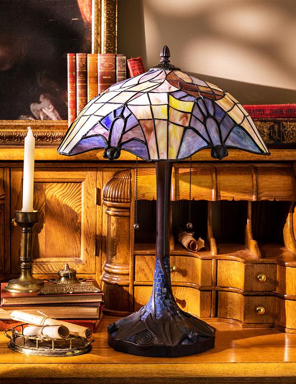 Nocturne Tiffany Lamp 34849 by Victorian Trading Co