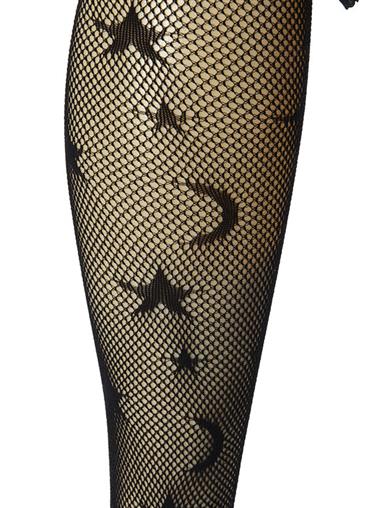 Moon And Stars Fishnet Socks 34896